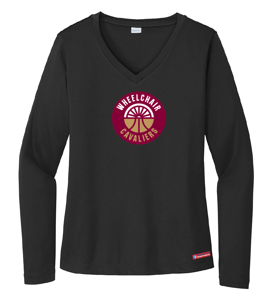 NWBA Officially Licensed - Cleveland Wheelchair Cavaliers - Women's - L/S T-Shirt - Performance
