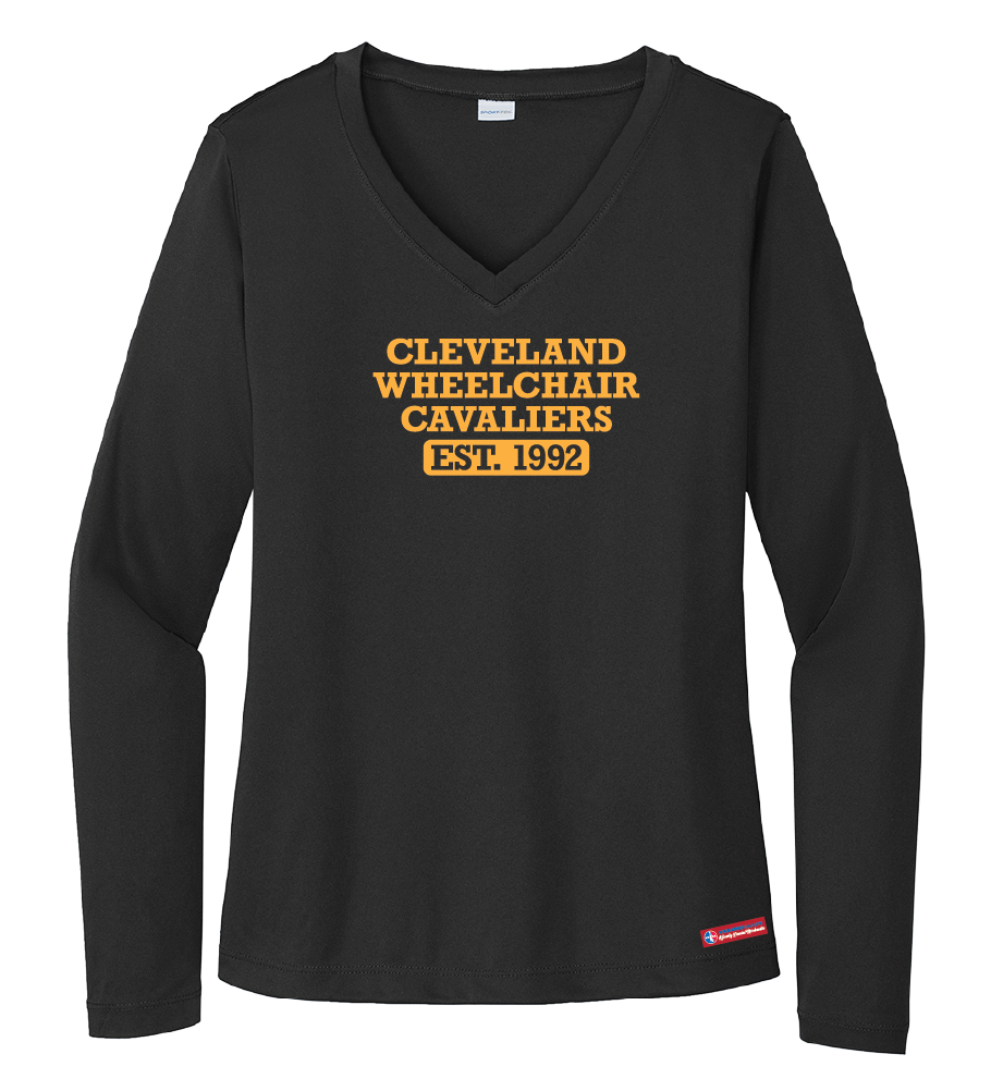NWBA Officially Licensed - Cleveland Wheelchair Cavaliers - Women's - L/S T-Shirt - Performance