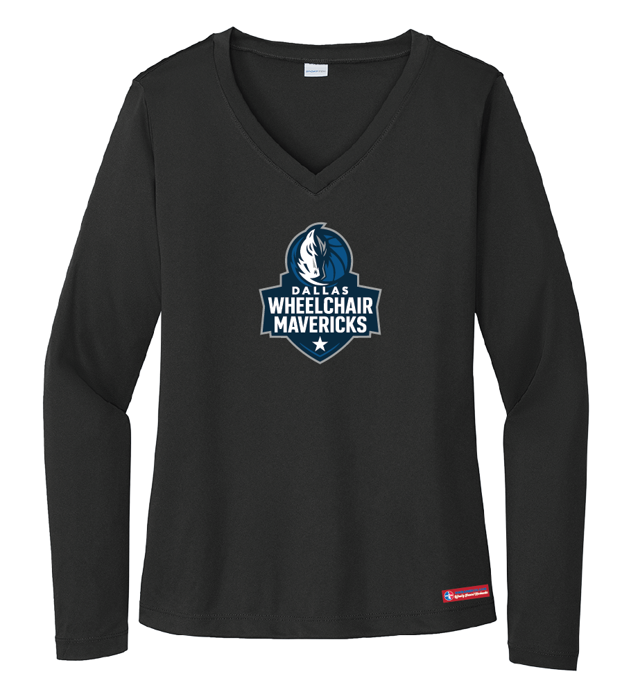 NWBA Officially Licensed - Dallas Wheelchair Mavericks - Women's - L/S T-Shirt - Performance