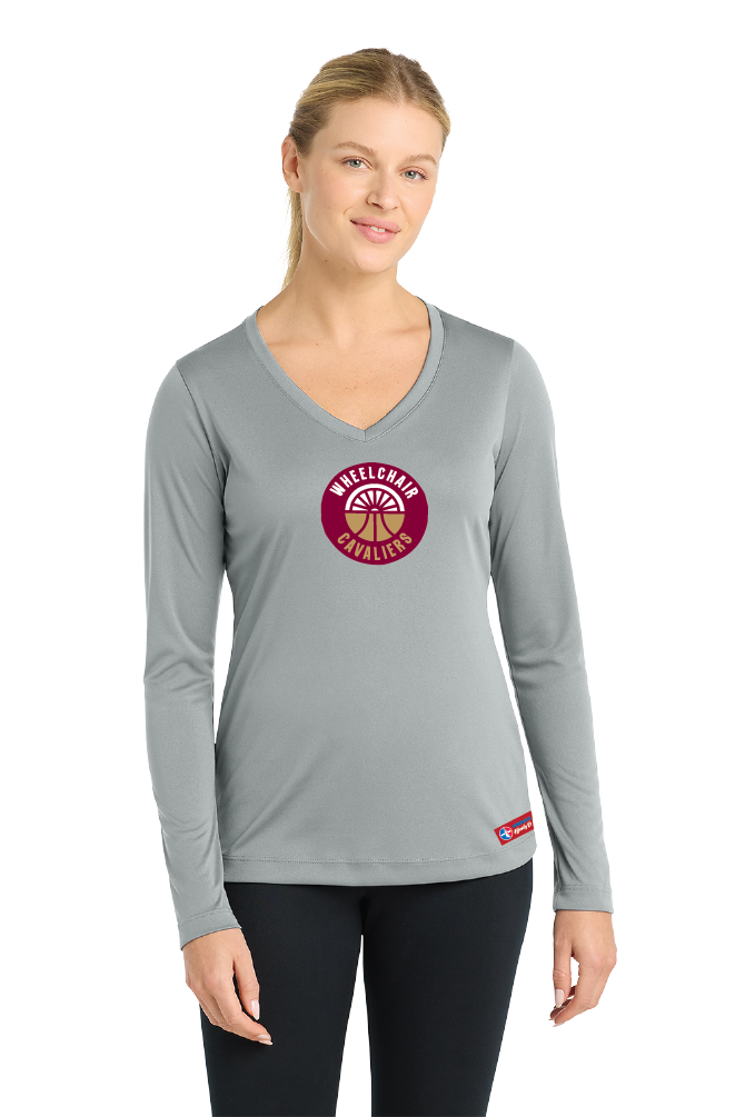NWBA Officially Licensed - Cleveland Wheelchair Cavaliers - Women's - L/S T-Shirt - Performance
