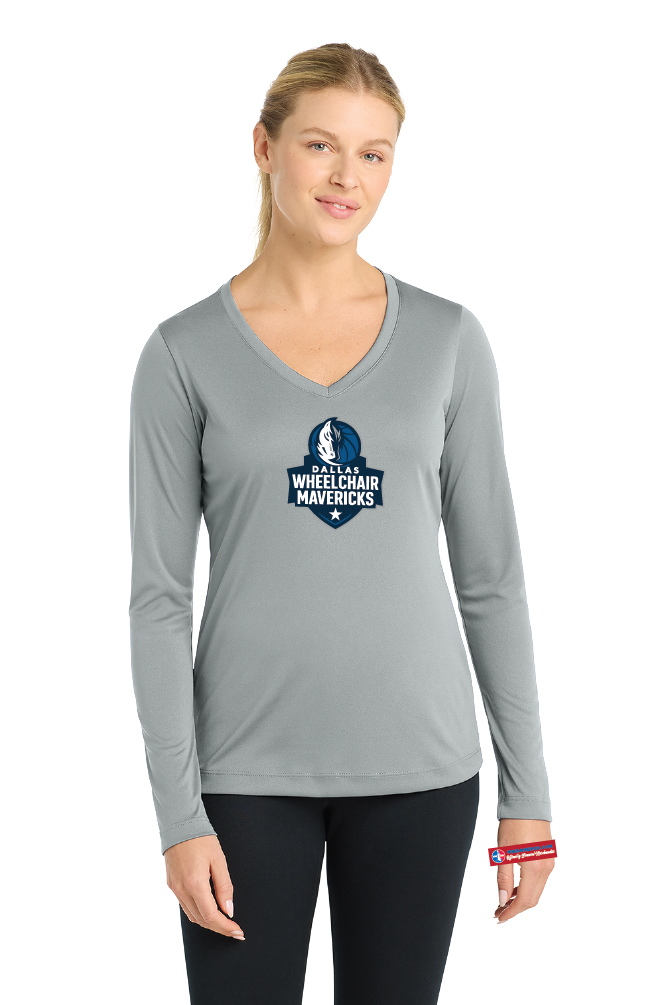 NWBA Officially Licensed - Dallas Wheelchair Mavericks - Women's - L/S T-Shirt - Performance
