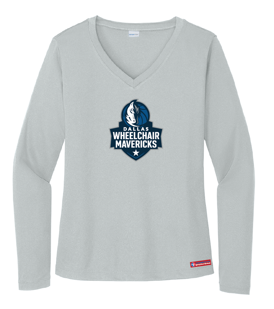 NWBA Officially Licensed - Dallas Wheelchair Mavericks - Women's - L/S T-Shirt - Performance