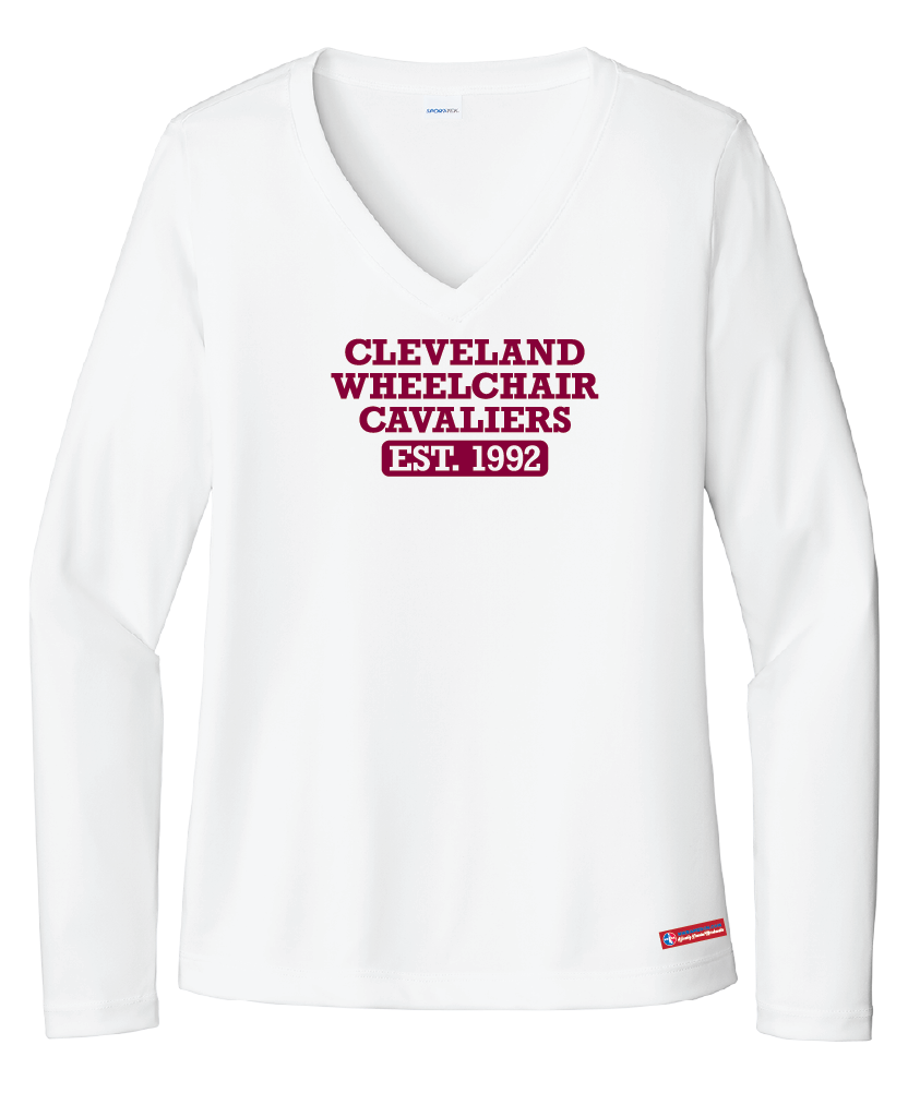 NWBA Officially Licensed - Cleveland Wheelchair Cavaliers - Women's - L/S T-Shirt - Performance