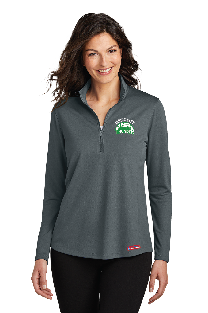 NWBA Officially Licensed - Music City Thunder - Women's Performance 1/4 ZIP