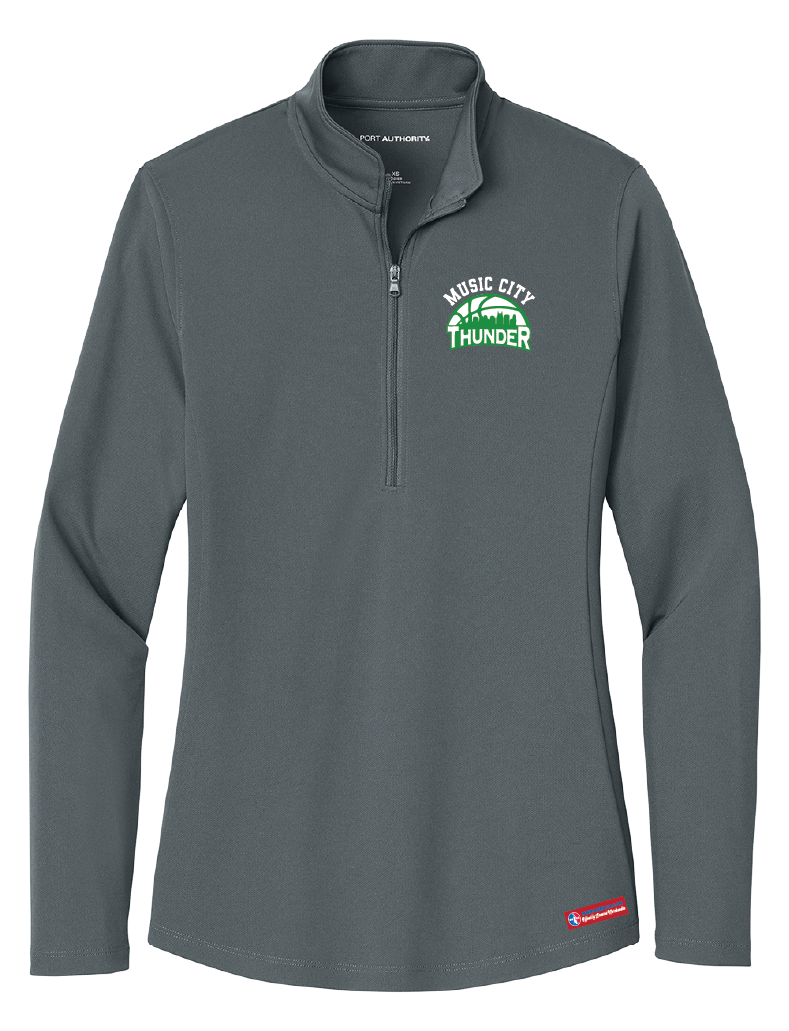 NWBA Officially Licensed - Music City Thunder - Women's Performance 1/4 ZIP