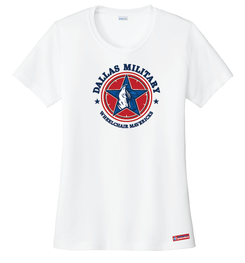 NWBA Officially Licensed - Dallas Military Wheelchair Mavericks - Women's - T-Shirt - Performance