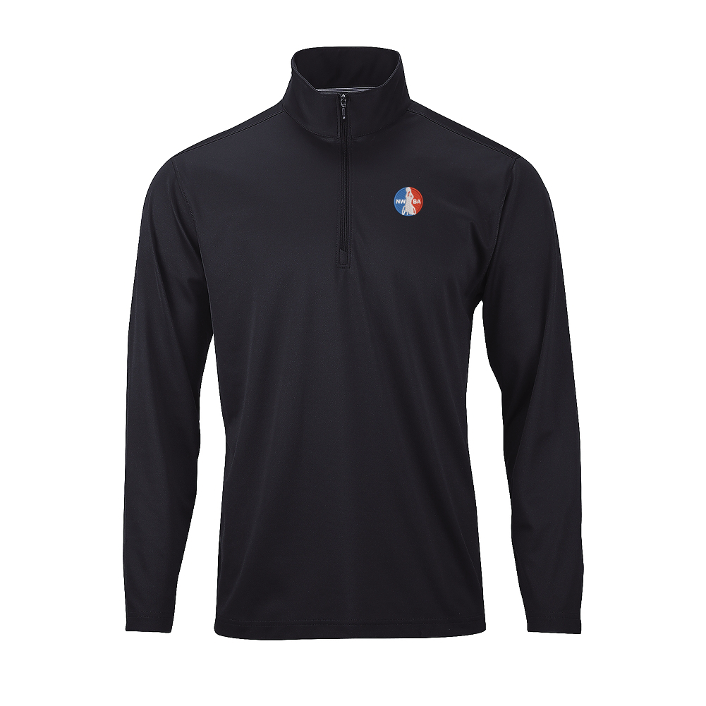 NWBA Officially Licensed: Embroidered NWBA Medallion - Mens Paragon PA164 1/4 ZIP