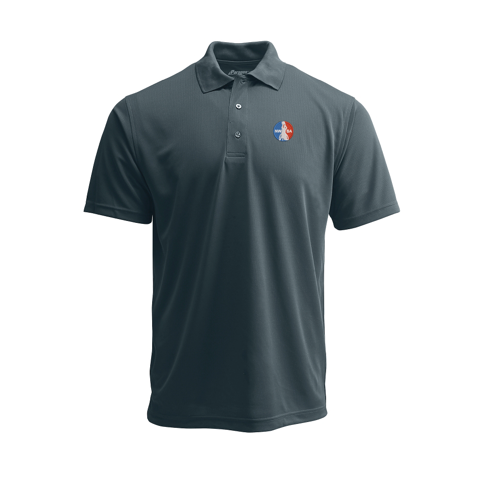 NWBA Officially Licensed: Embroidered NWBA Medallion - Mens Paragon PA100 Polo