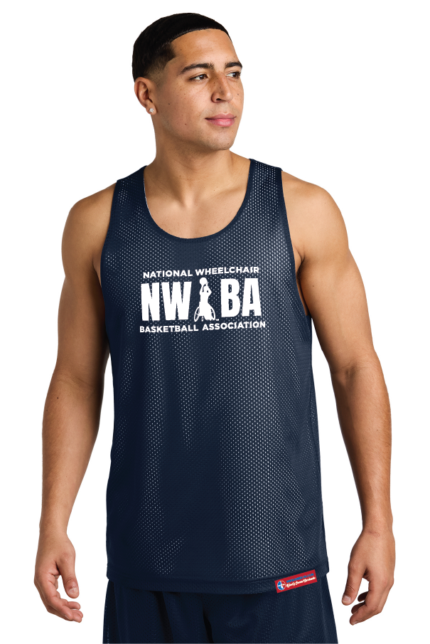 NWBA Officially Licensed - 3-Bar Reversible Mesh Tank