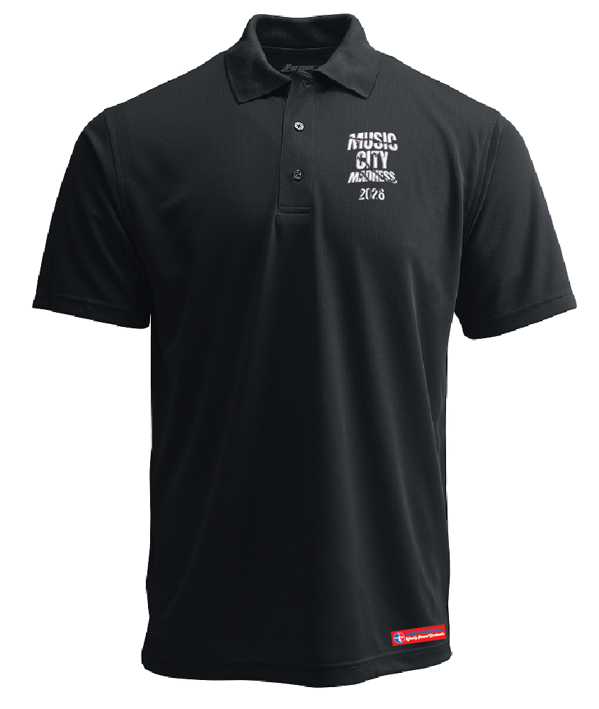 NWBA Officially Licensed: 2026 Music City Madness - Men's - Performance Polo