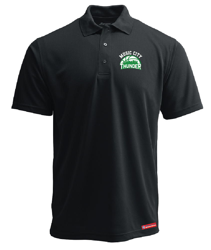 NWBA Officially Licensed: Music City Thunder - Men's - Performance Polo