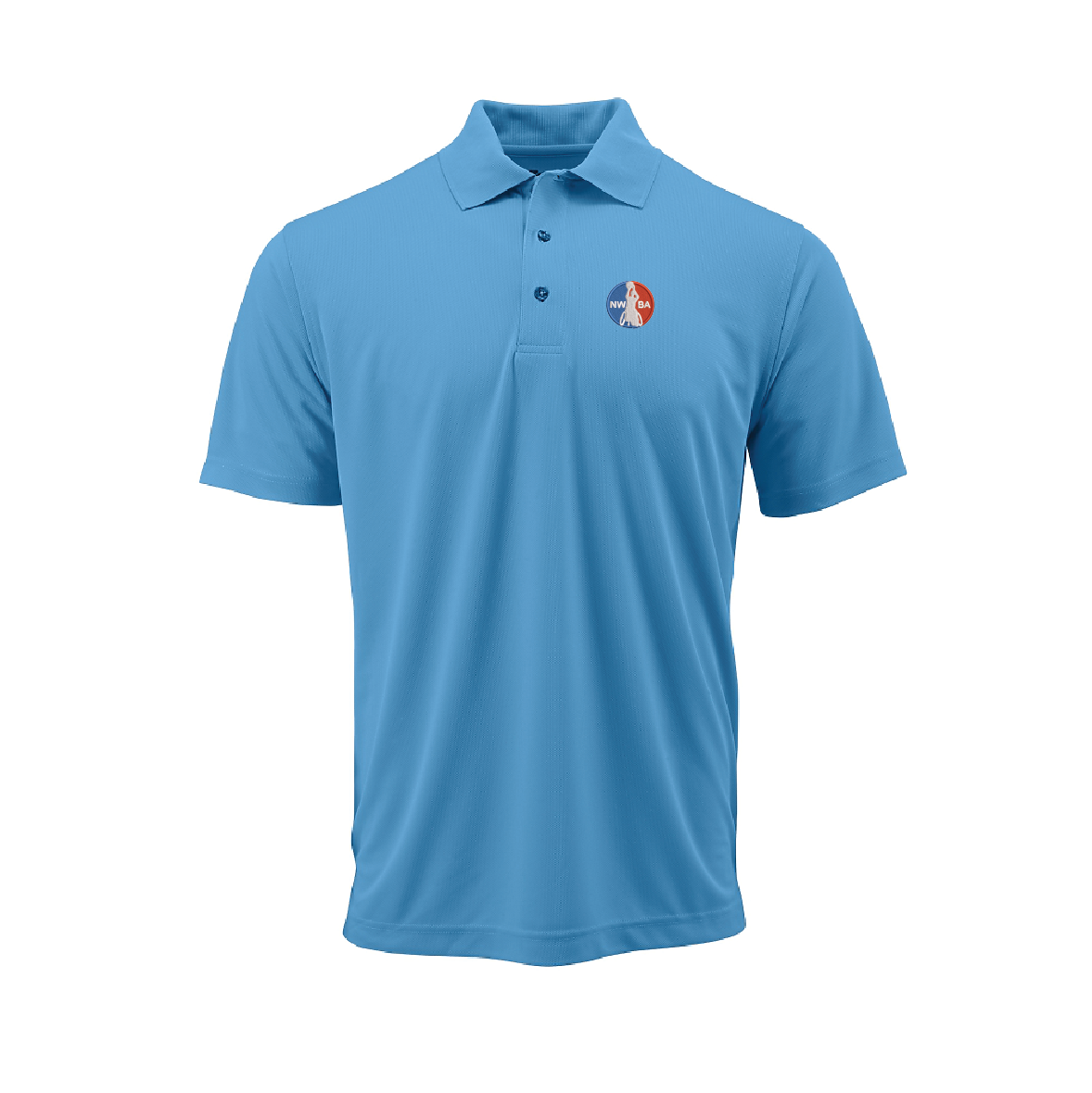 NWBA Officially Licensed:  Men's Performance Polo