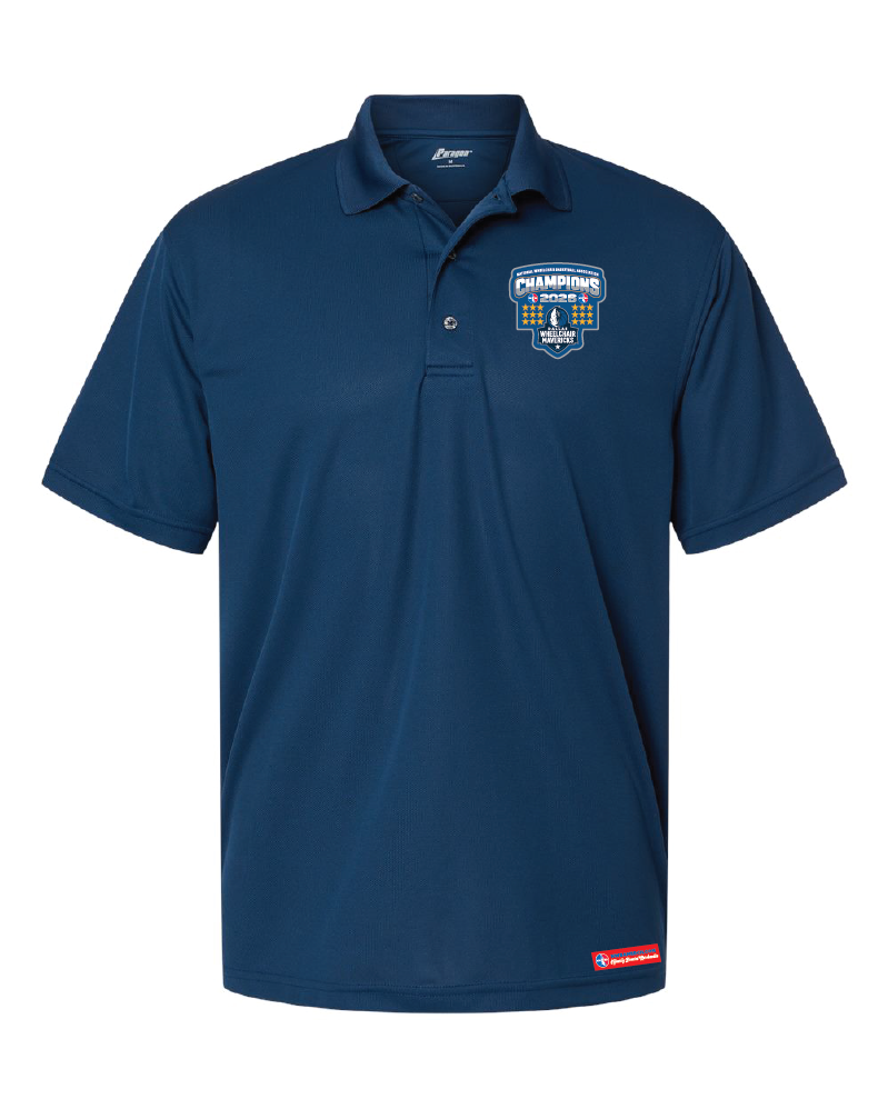 NWBA Officially Licensed – Dallas Wheelchair Mavericks – 2026 National Champions – Men’s Performance Polo