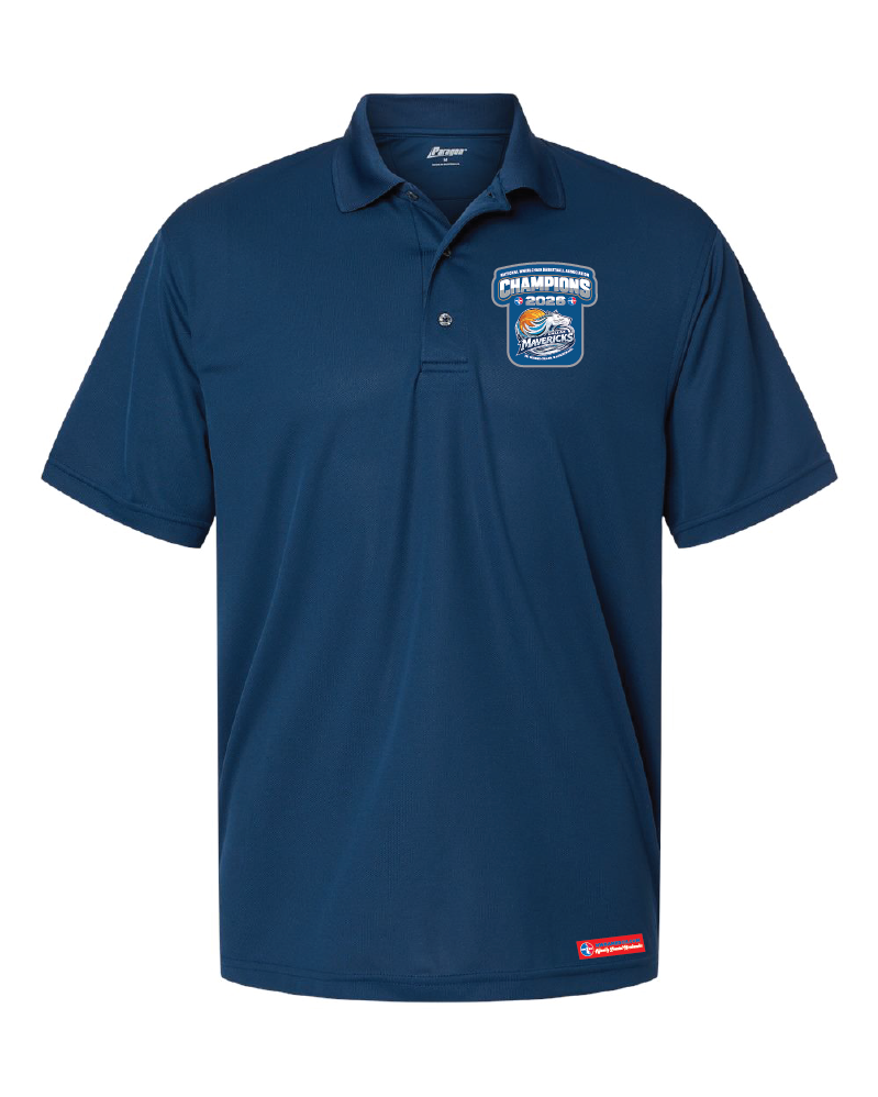 NWBA Officially Licensed – Dallas Jr Wheelchair Mavericks – 2026 National Champions – Men’s Performance Polo