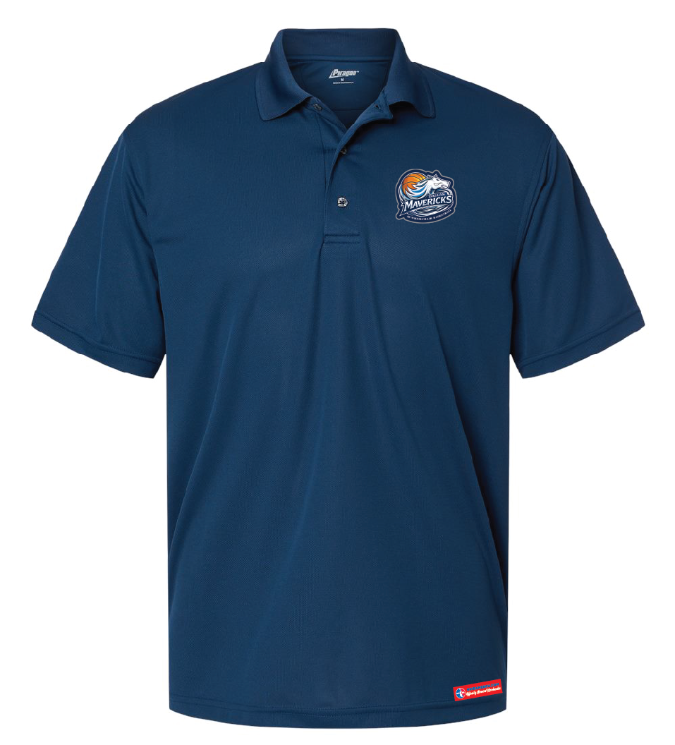 NWBA Officially Licensed: Dallas Jr Wheelchair Mavericks - Men's - Performance Polo