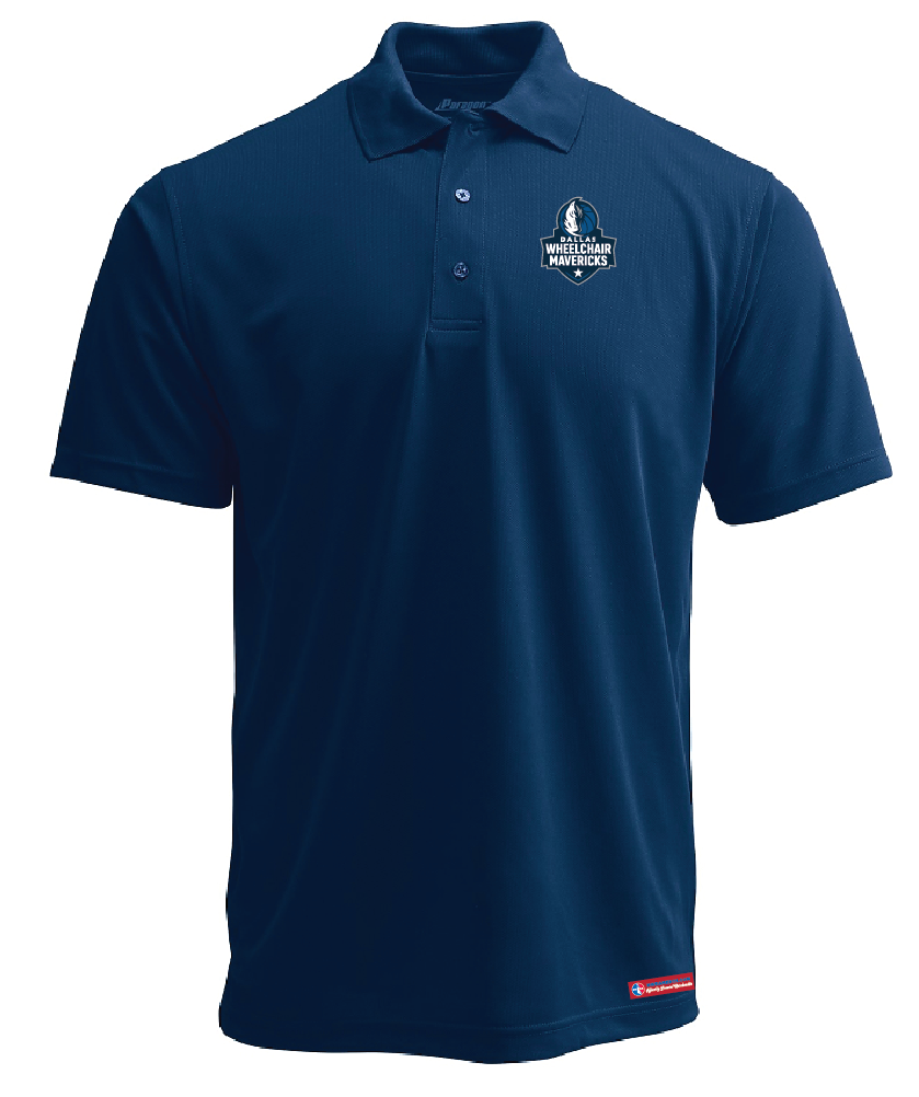 NWBA Officially Licensed: Dallas Wheelchair Mavericks - Men's - Performance Polo