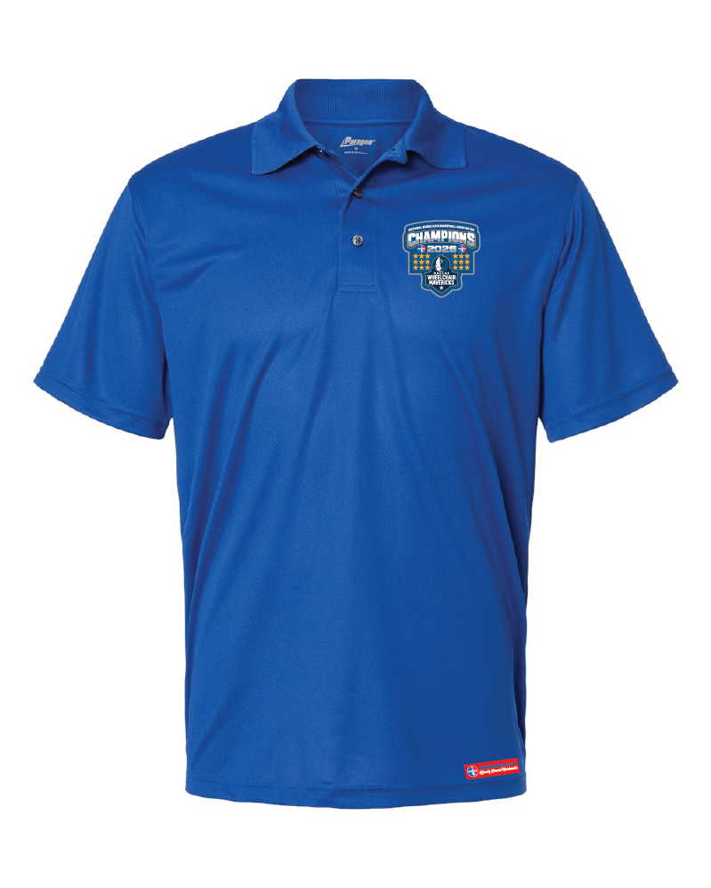 NWBA Officially Licensed – Dallas Wheelchair Mavericks – 2026 National Champions – Men’s Performance Polo