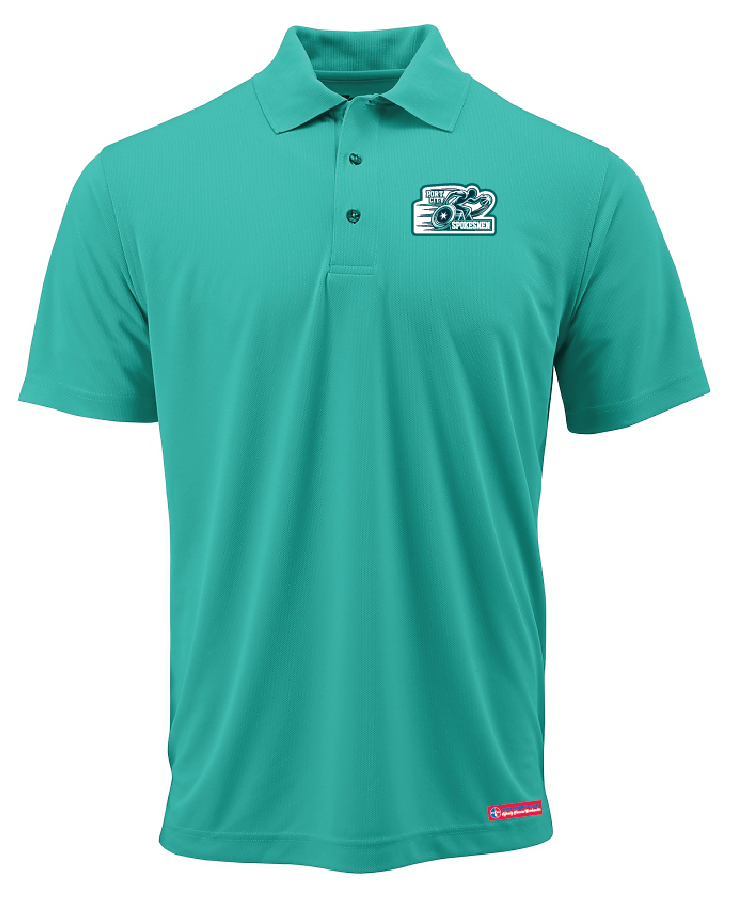NWBA Officially Licensed - Port City Spokesmen - Men's Performance Polo