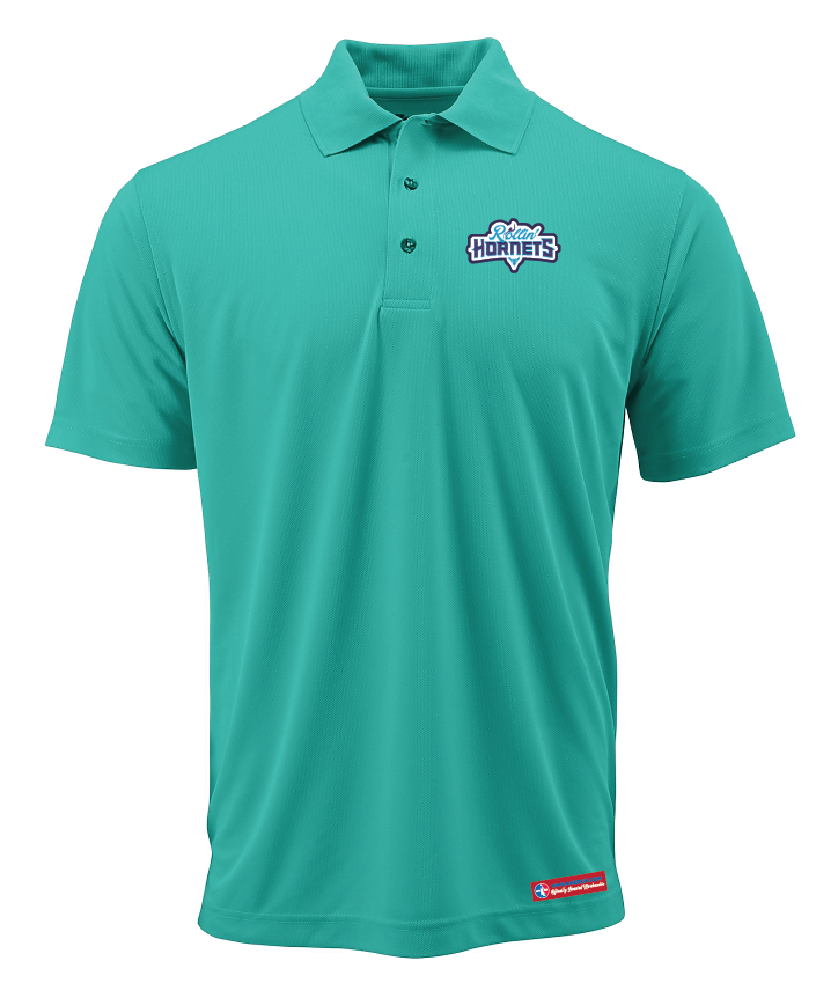 NWBA Officially Licensed:  Rollin' Hornets - Men's - Performance Polo