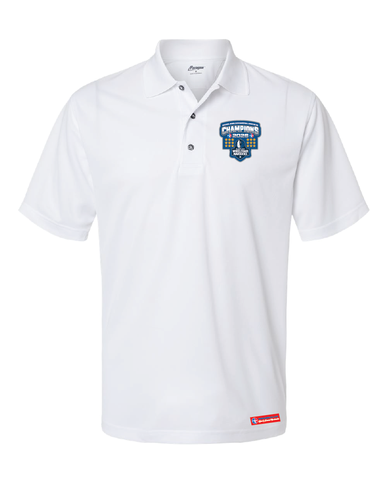 NWBA Officially Licensed – Dallas Wheelchair Mavericks – 2026 National Champions – Men’s Performance Polo