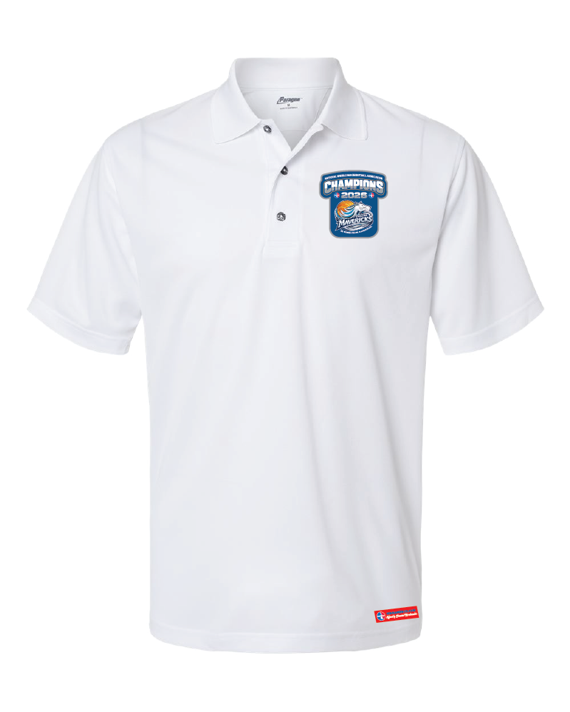 NWBA Officially Licensed – Dallas Jr Wheelchair Mavericks – 2026 National Champions – Men’s Performance Polo