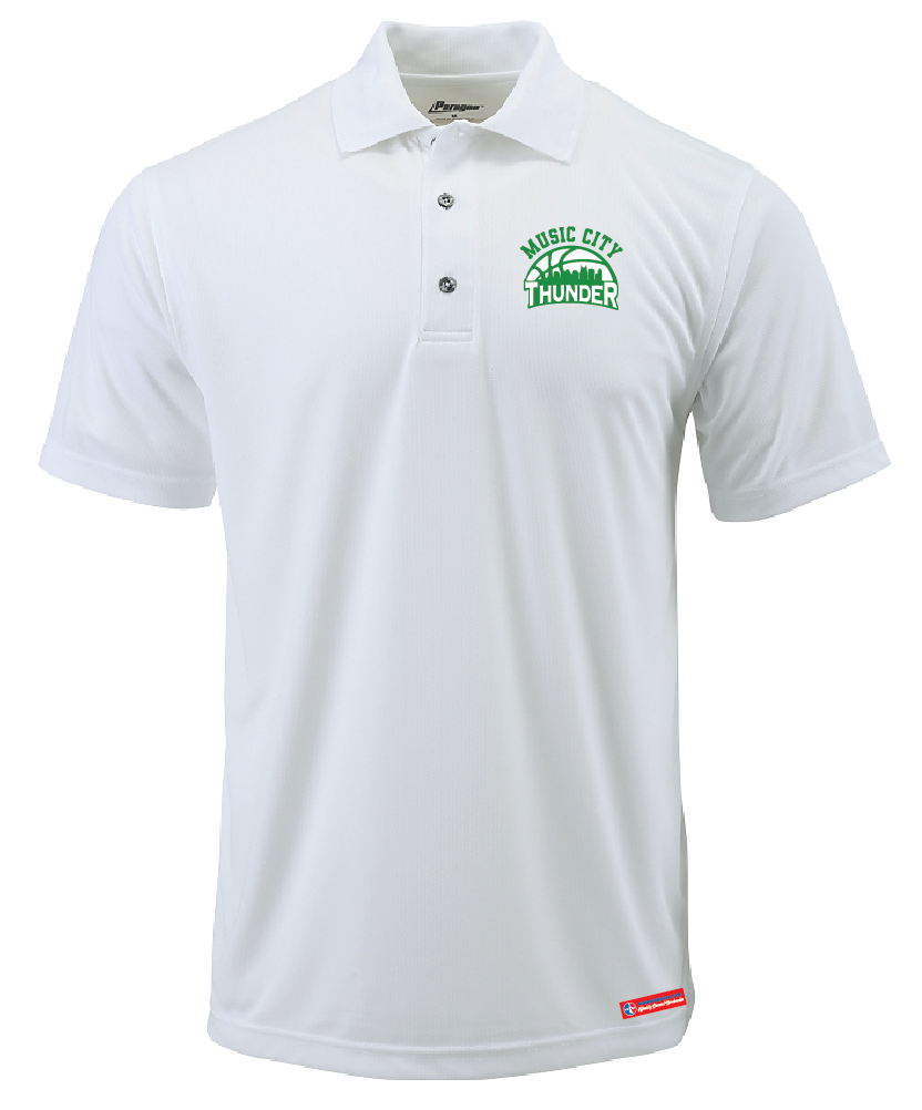 NWBA Officially Licensed: Music City Thunder - Men's - Performance Polo