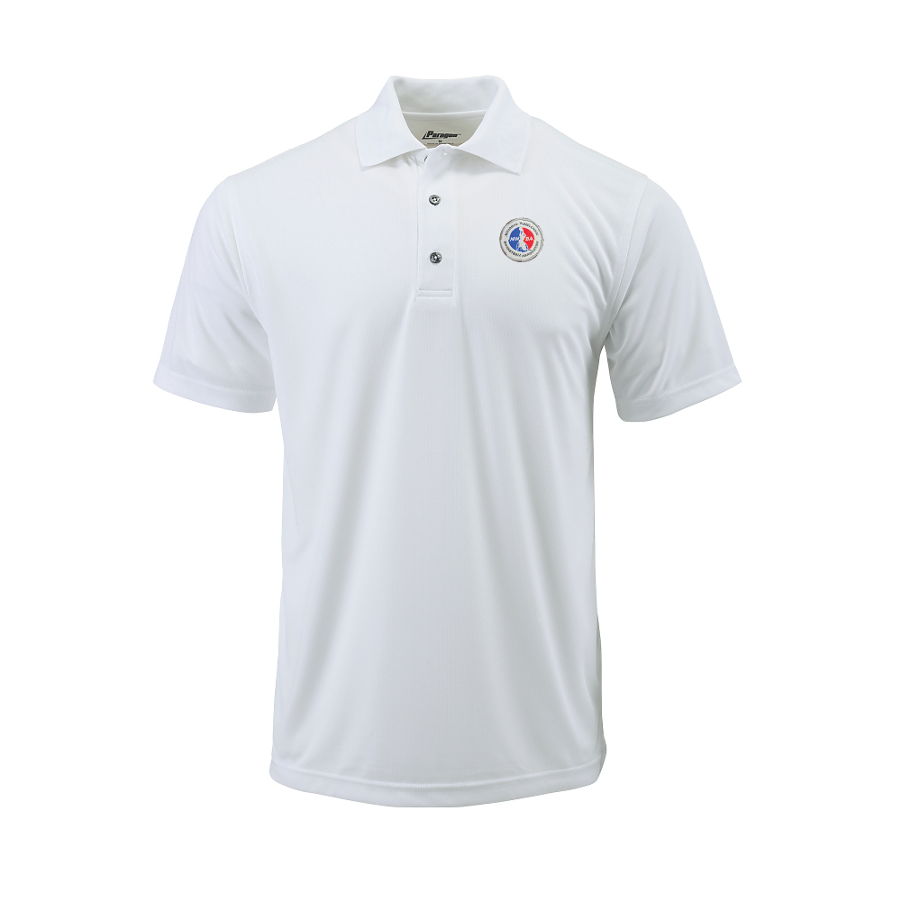 NWBA Officially Licensed: Full Medallion Woven Applique - Mens Paragon PA100 Polo