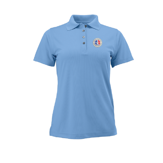 NWBA Officially Licensed - Woven Applique NWBA Logo Women's Performance Polo