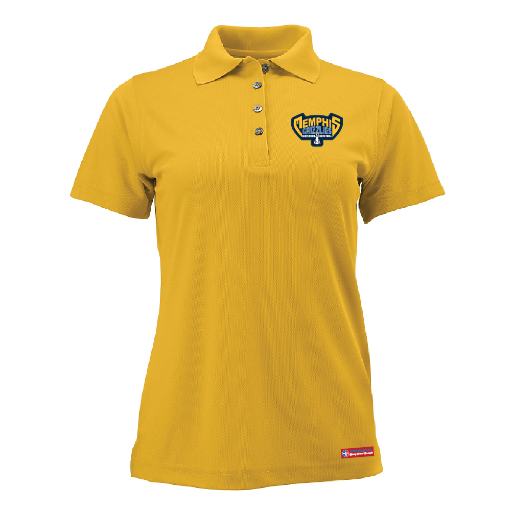 NWBA Officially Licensed: Memphis Rollin' Grizzlies - Women's - Performance Polo
