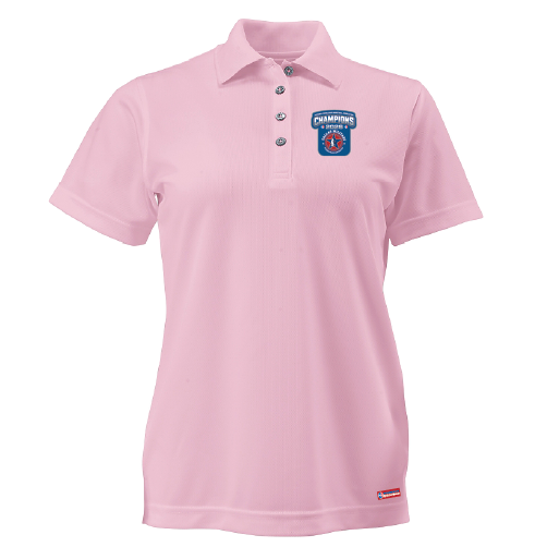 NWBA Officially Licensed – Dallas Military Wheelchair Mavericks – 2026 National Champions – Ladies Performance Polo – Woven Appliqué Edition