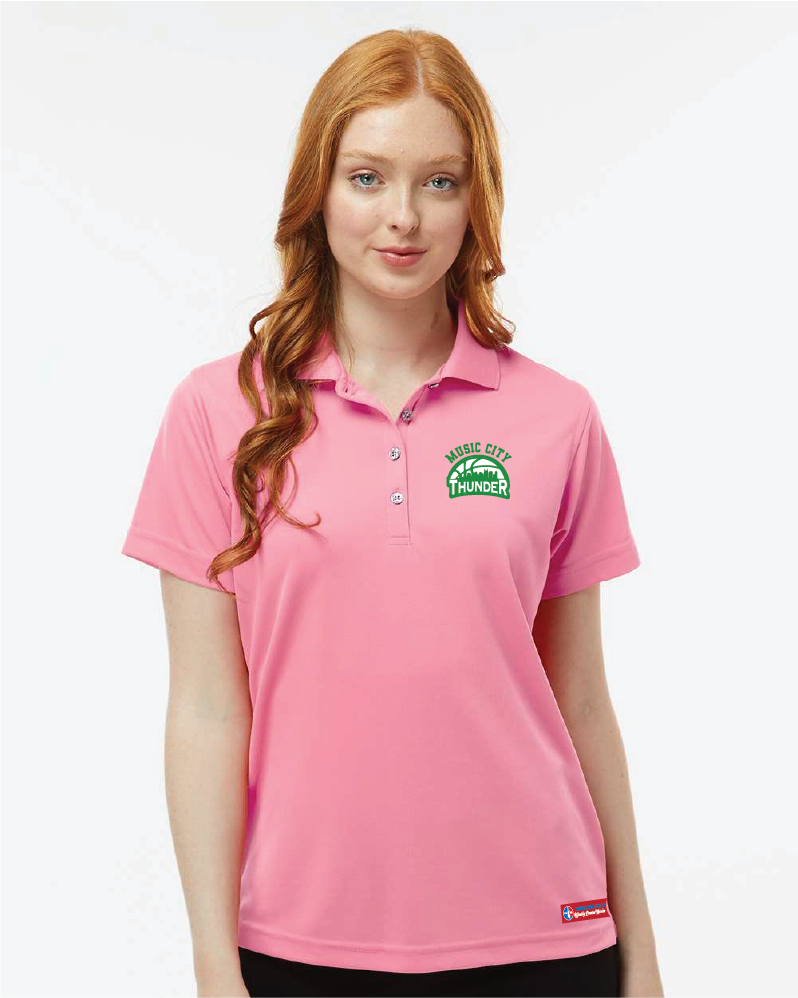 NWBA Officially Licensed: Music City Thunder - Women's - Performance Polo