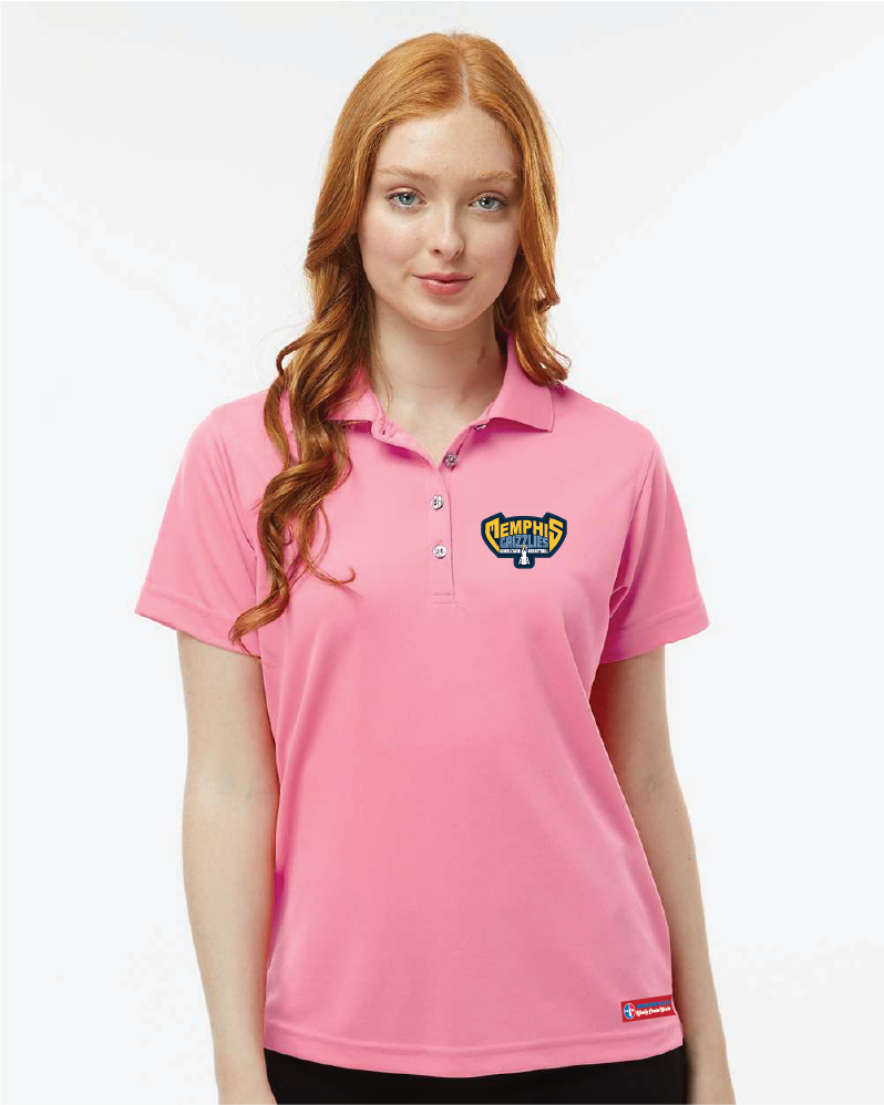 NWBA Officially Licensed: Memphis Rollin' Grizzlies - Women's - Performance Polo