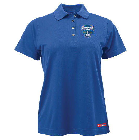 NWBA Officially Licensed – Dallas Wheelchair Mavericks – 2026 National Champions – Ladies Performance Polo – Woven Appliqué Edition