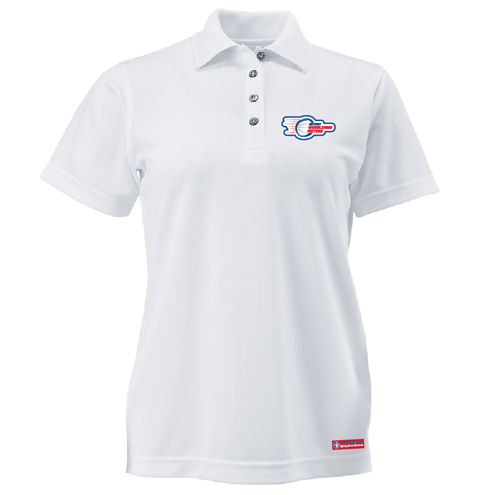 NWBA Officially Licensed: Detroit Wheelchair Pistons - Women's - Performance Polo