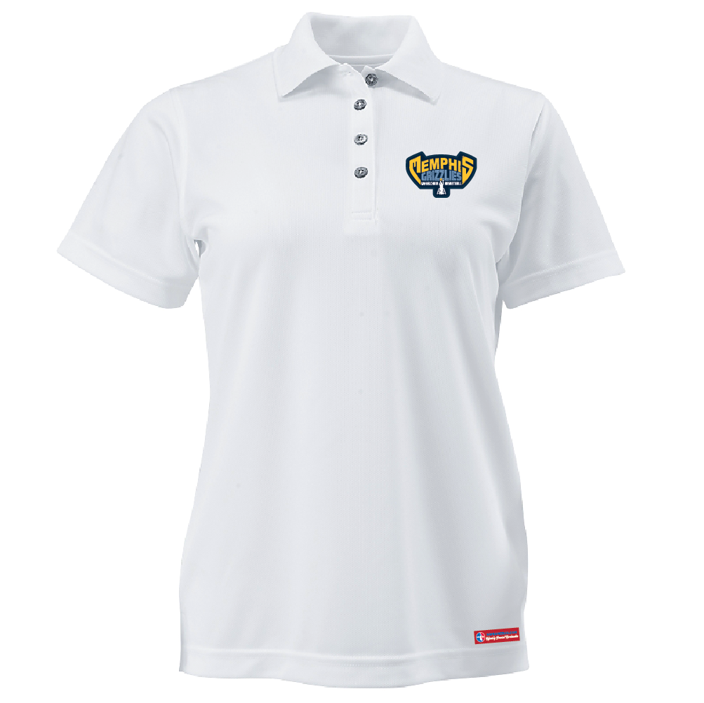 NWBA Officially Licensed: Memphis Rollin' Grizzlies - Women's - Performance Polo