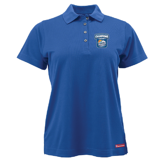 NWBA Officially Licensed – Dallas Jr Wheelchair Mavericks – 2026 National Champions – Ladies Performance Polo – Woven Appliqué Edition
