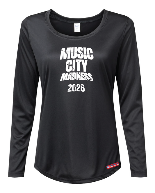 NWBA Officially Licensed - 2026 Music City Madness - Women's - L/S T-Shirt - Performance