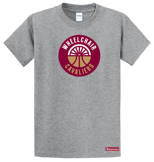NWBA Officially Licensed - Cleveland Wheelchair Cavaliers - Men's - T-Shirt - Cotton