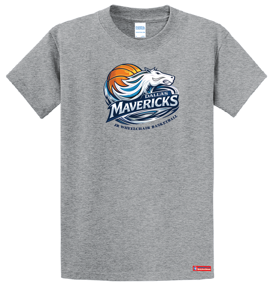 NWBA Officially Licensed - Dallas Jr Wheelchair Mavericks - Youth - T-Shirt - Cotton