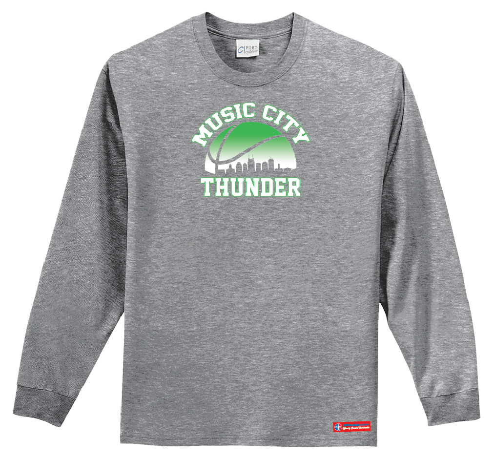 NWBA Officially Licensed - Music City Thunder - Youth - L/S T-Shirt - Cotton