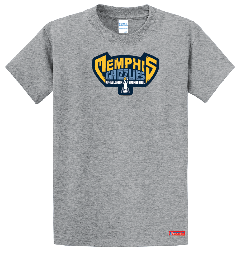 NWBA Officially Licensed - Memphis Rollin' Grizzlies - Men's - T-Shirt - Cotton