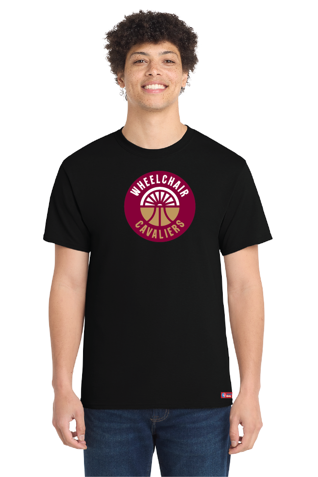 NWBA Officially Licensed - Cleveland Wheelchair Cavaliers - Men's - T-Shirt - Cotton