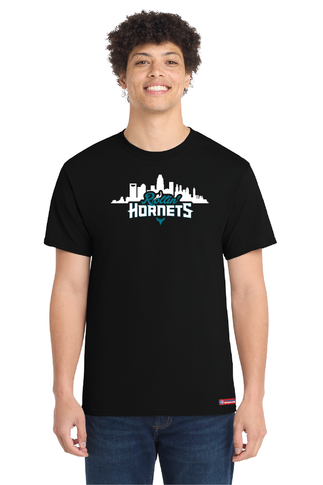 NWBA Officially Licensed - Rollin' Hornets - Men's - T-Shirt - Cotton