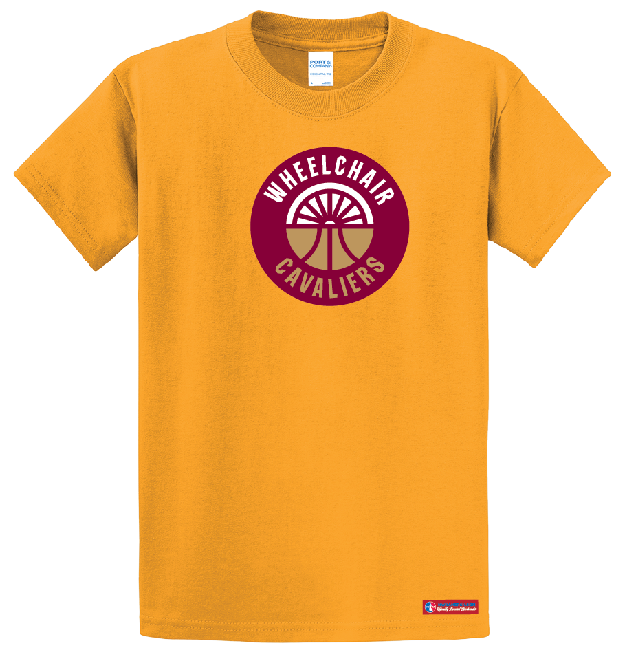 NWBA Officially Licensed - Cleveland Wheelchair Cavaliers - Men's - T-Shirt - Cotton