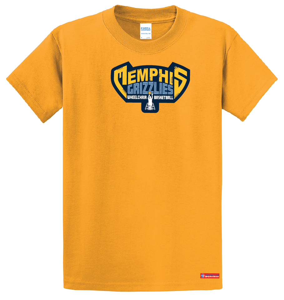 NWBA Officially Licensed - Memphis Rollin' Grizzlies - Men's - T-Shirt - Cotton