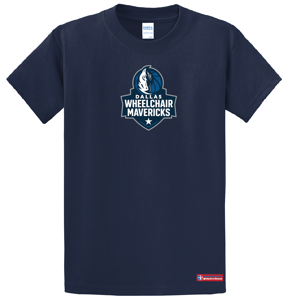 NWBA Officially Licensed - Dallas Wheelchair Mavericks - Youth - T-Shirt - Cotton