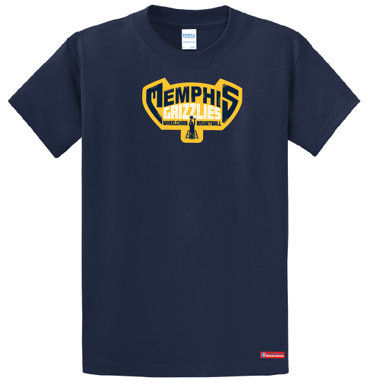 NWBA Officially Licensed - Memphis Rollin' Grizzlies - Youth - T-Shirt - Cotton