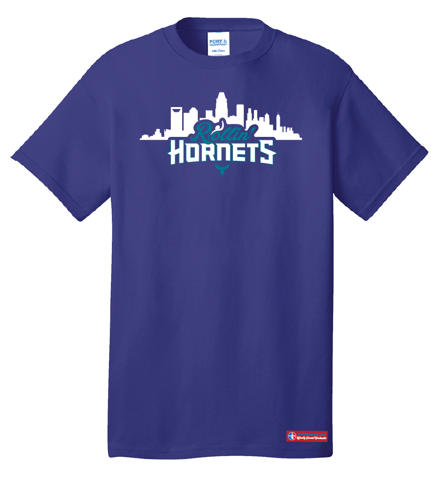 NWBA Officially Licensed - Rollin' Hornets - Men's - T-Shirt - Cotton