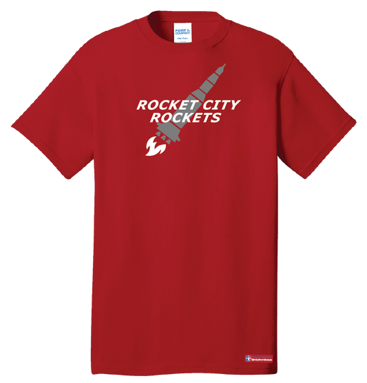 NWBA Officially Licensed - Rocket City Rockets - Men's - T-Shirt - Cotton