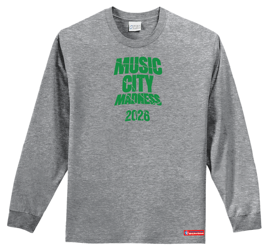 NWBA Officially Licensed - 2026 Music City Madness - Youth - L/S T-Shirt - Cotton